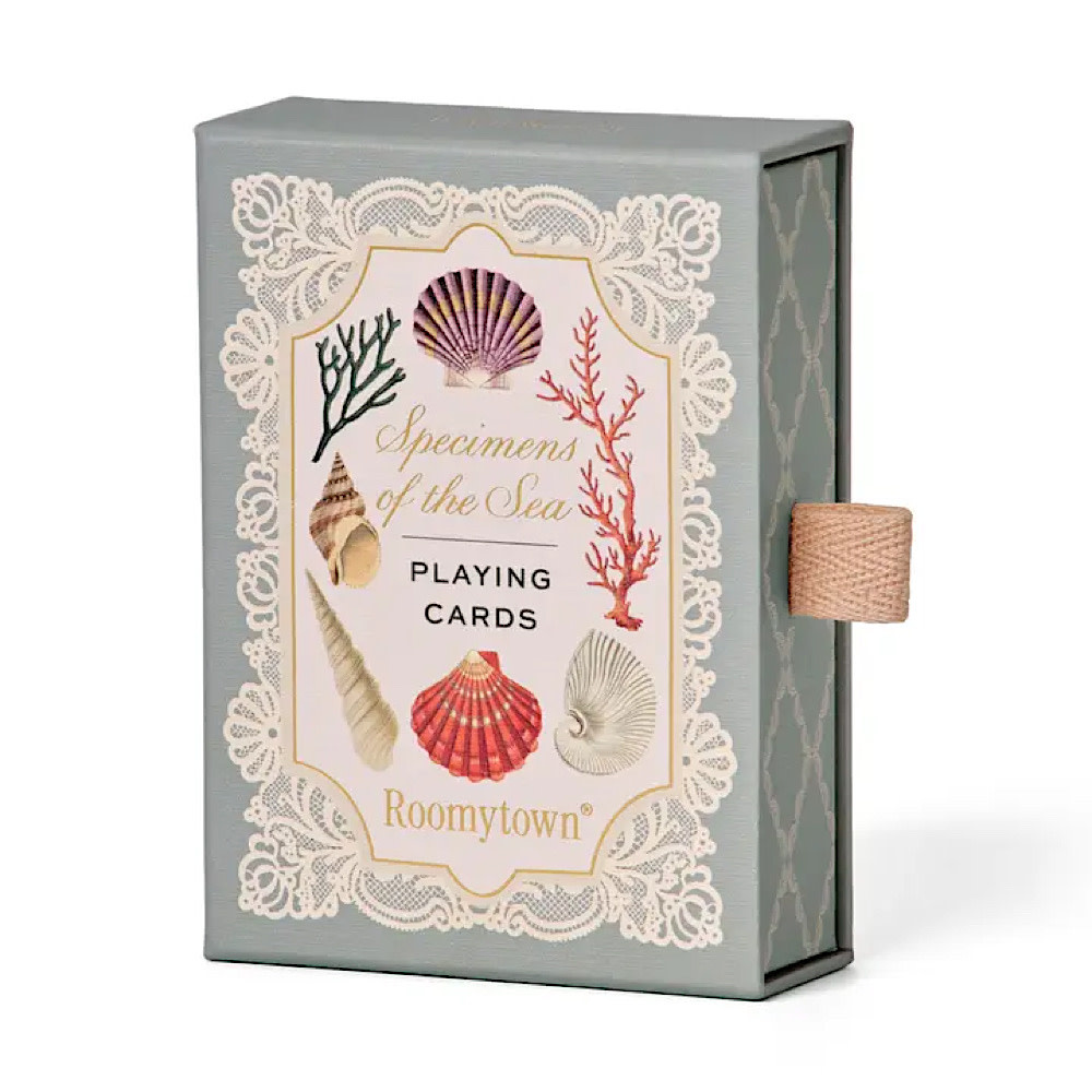 Roomytown Single Playing Card Deck - Specimens of the Sea