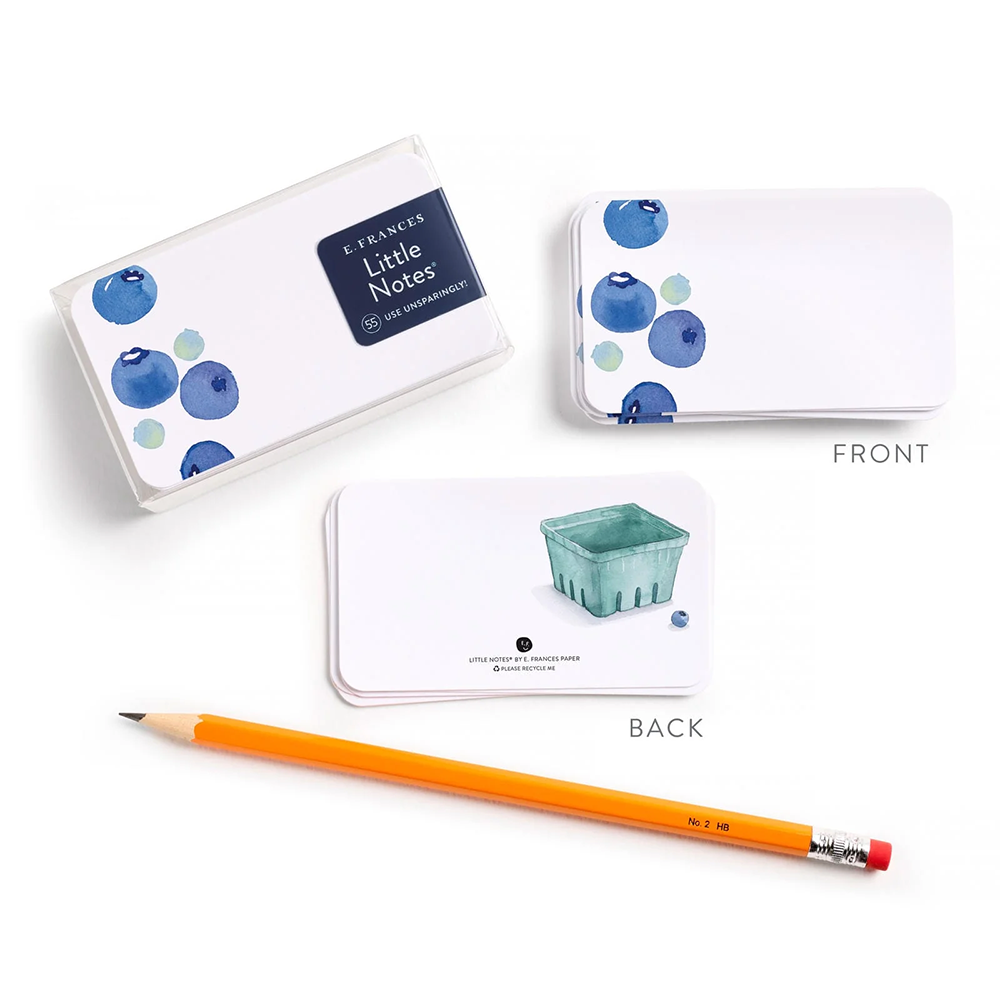 E. Frances Little Notes - Blueberries