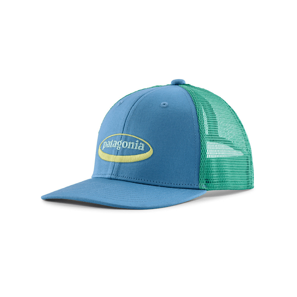Patagonia Kids Trucker Hat - '95 Oval Logo - Shore Blue