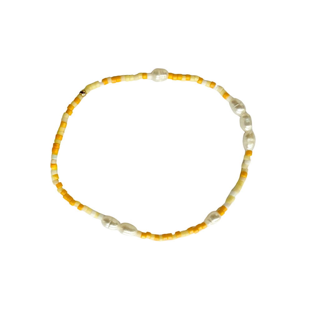Libby Dakers Libby Dakers - Sue Bracelet - Yellow Cabana Pearl