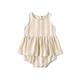 Quincy Mae Quincy Mae Skirted Romper - Summer Stripe