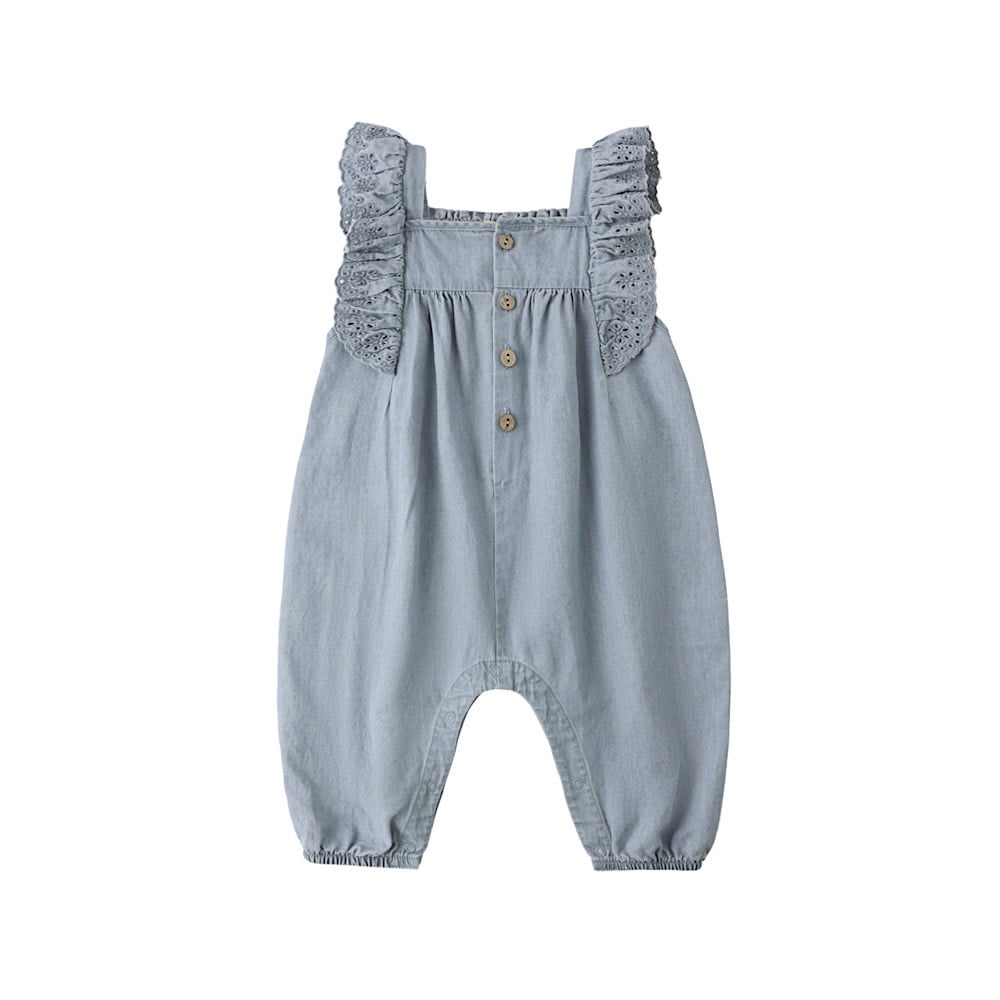 Quincy Mae Nova Romper - Chambray