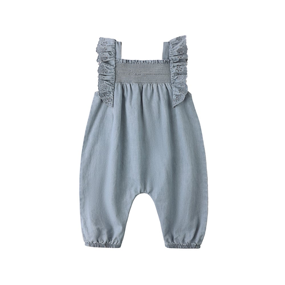 Quincy Mae Nova Romper - Chambray