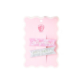  Acetate Hair Clip Set - Silly Goose