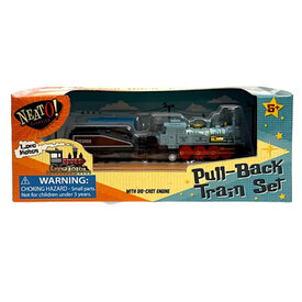 Toysmith Locomotion Pull Back Train Set - Retro