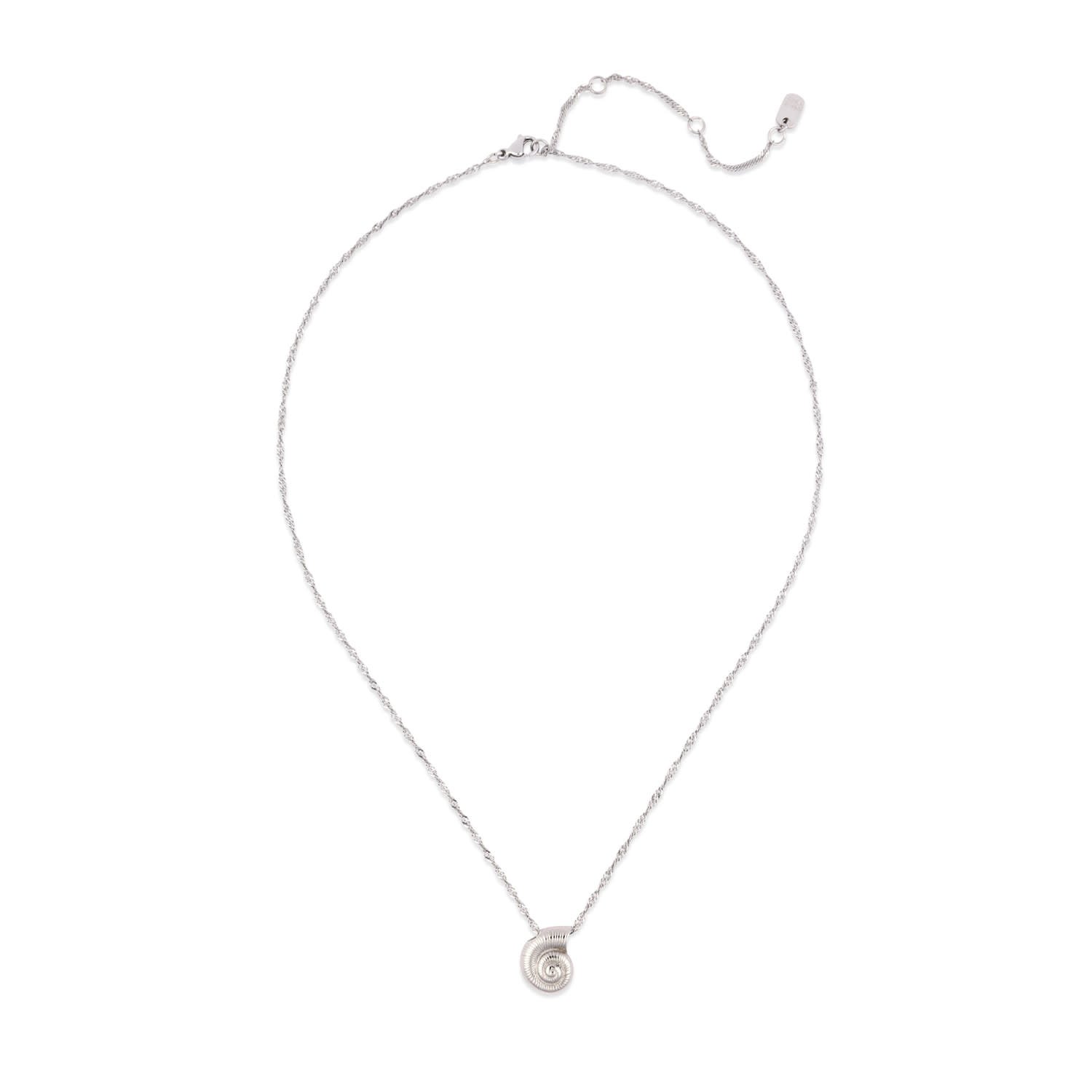 Pura Vida Seashell Pendant Necklace - Silver