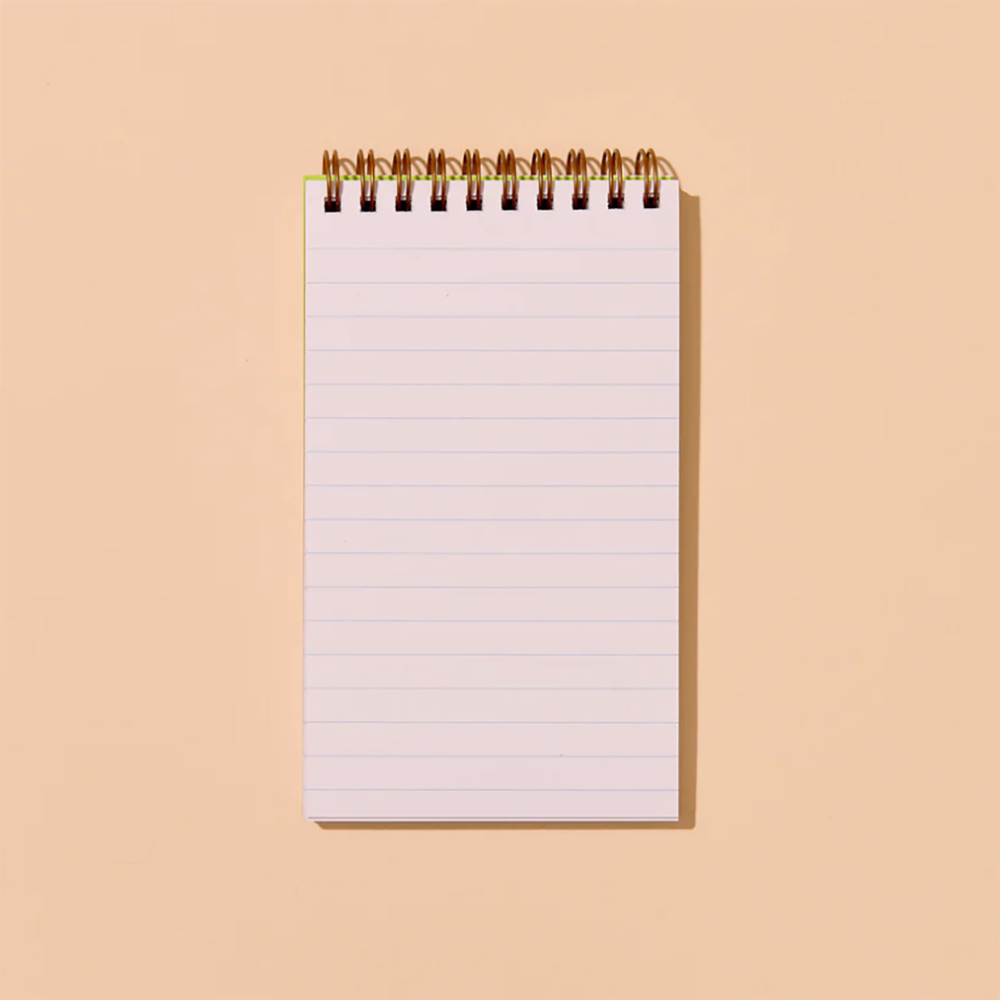 And Here We Are Small Spiral Notebook - Pistachio Nuts