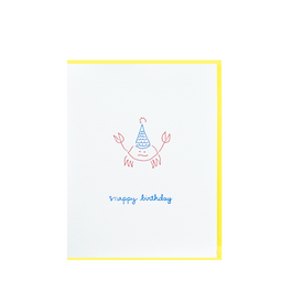 Albertine Press Albertine Press Snappy Birthday Crab Card