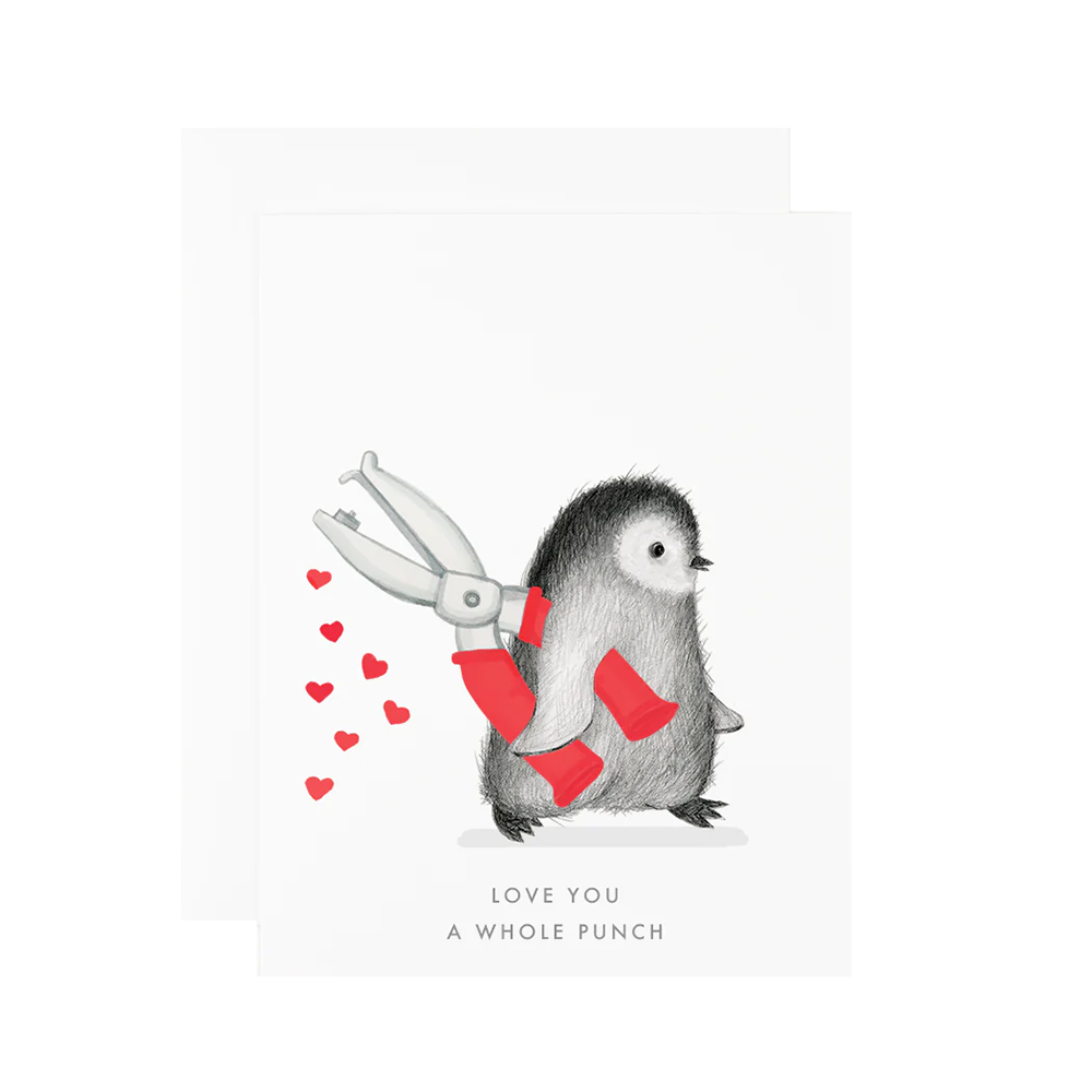 Dear Hancock Card - Love You a Whole Punch