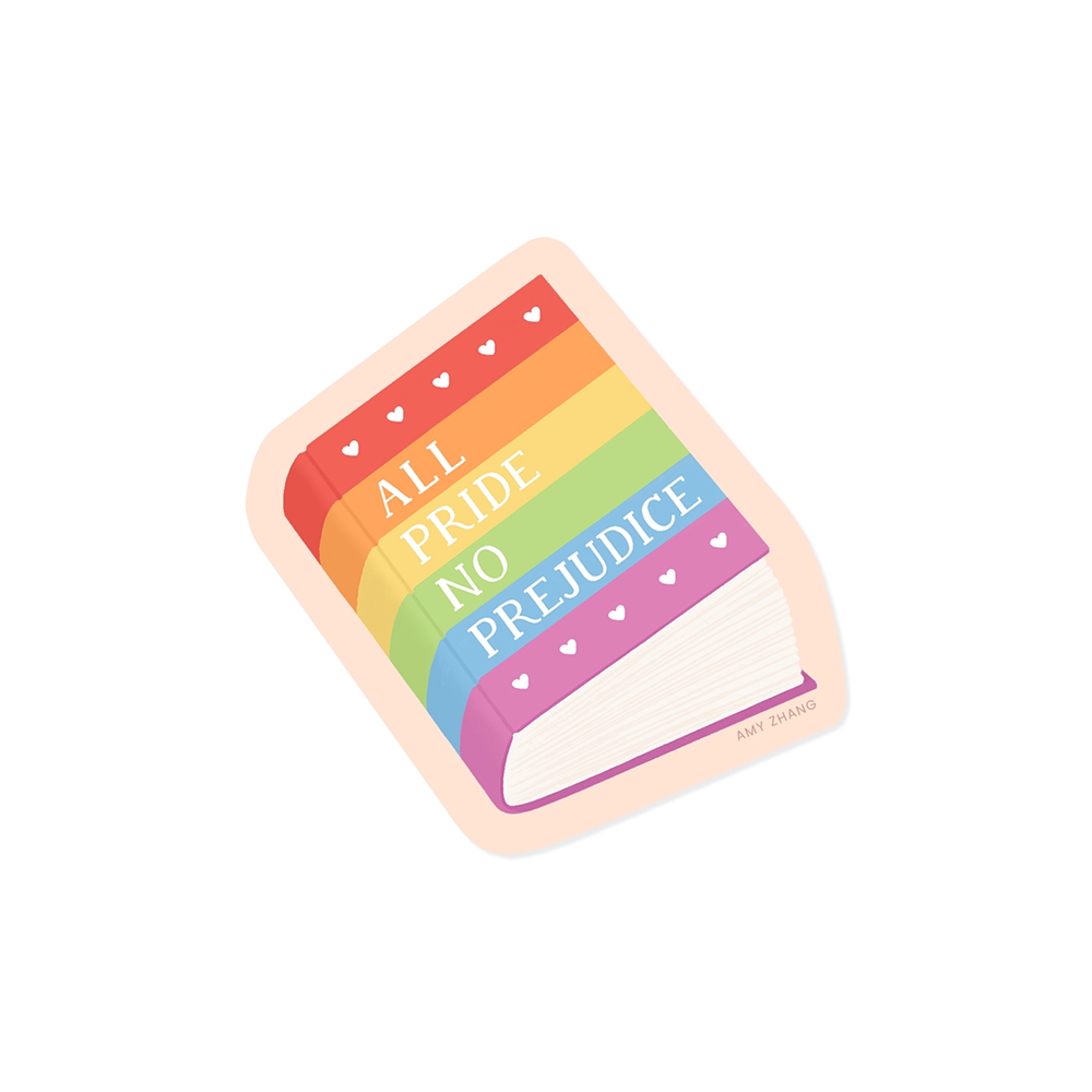Amy Zhang Sticker - All Pride No Prejudice Book