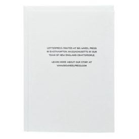 Big Wheel Press Big Wheel Press Card - Tom Petty Birthday