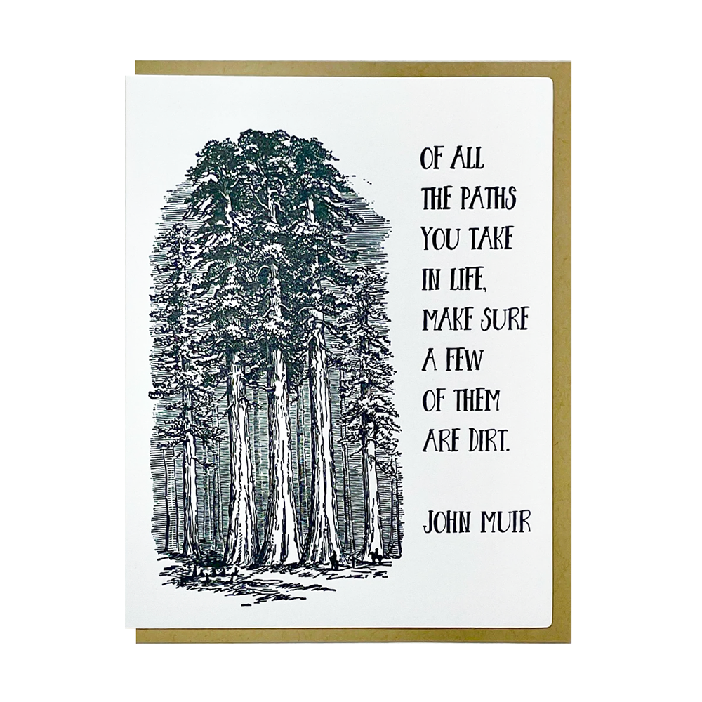 Big Wheel Press Of All the Paths You Take Card