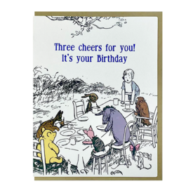 Big Wheel Press Big Wheel Press Card - Three Cheers Pooh