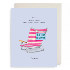 E Frances Paper E. Frances Card - Beach Teach