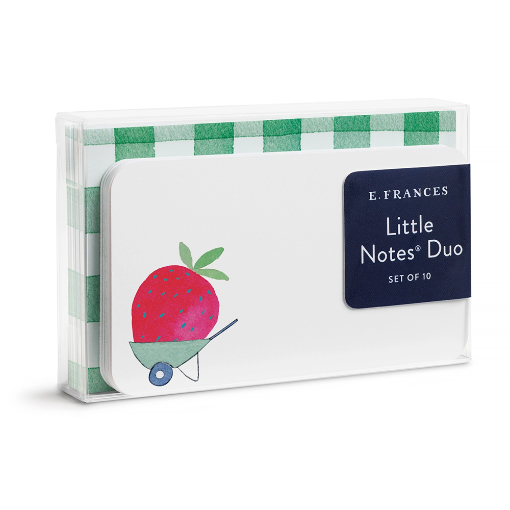 E. Frances Little Notes Duo Set - Strawberry
