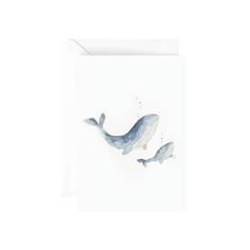 Emily Lex Studio Emily Lex Studio Mini Notecard - Baby Whale