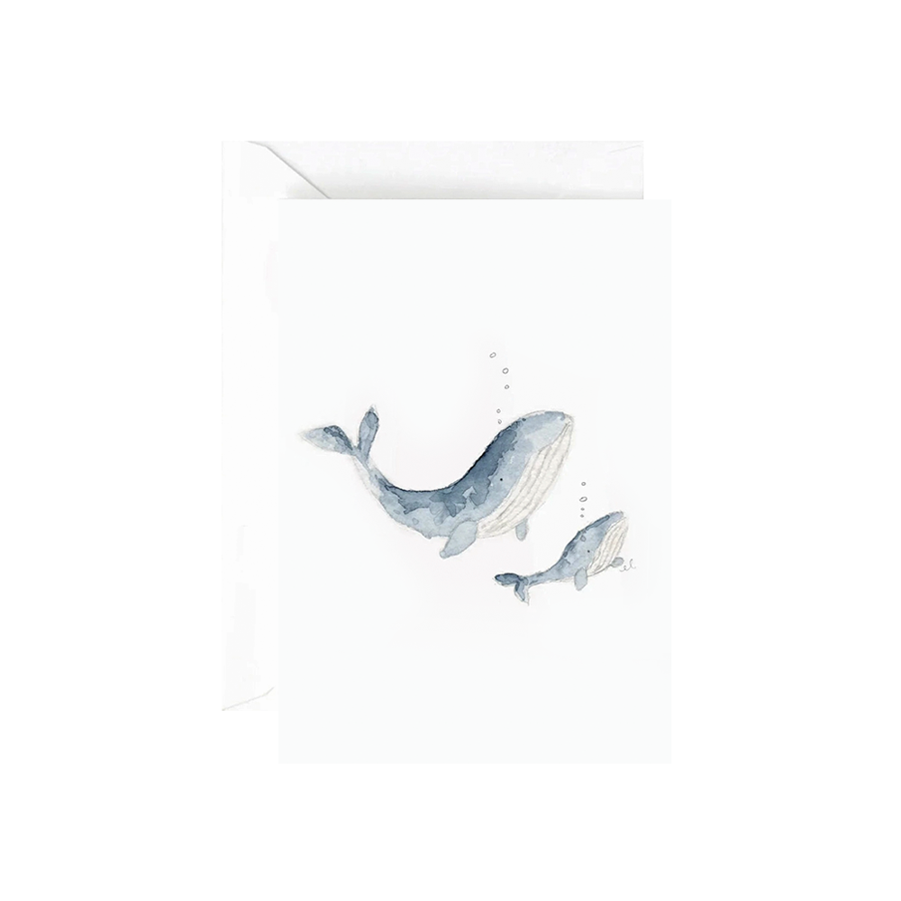 Emily Lex Studio Emily Lex Studio Mini Notecard - Baby Whale