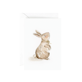 Emily Lex Studio Emily Lex Studio Mini Notecard - Bunny with Bow