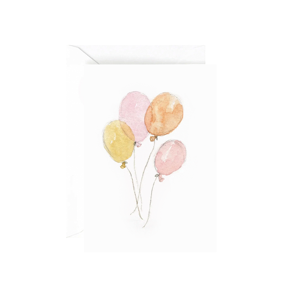 Emily Lex Studio Emily Lex Studio Mini Notecard - Pink Balloons