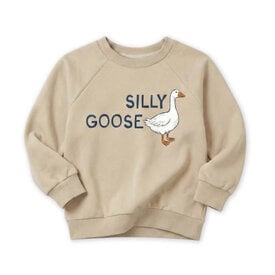 bug + bean kids Bug + Bean Kids Sweatshirt - Silly Goose - Cream