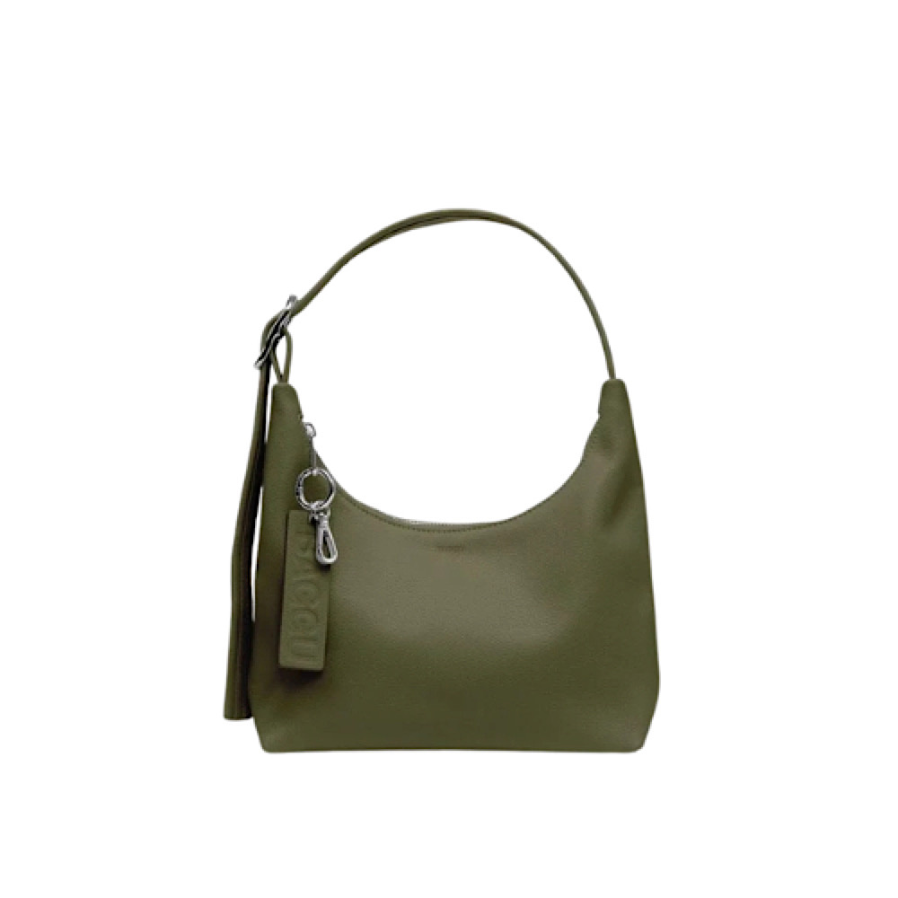Baggu Recycled Leather Mini Shoulder Bag - Loden