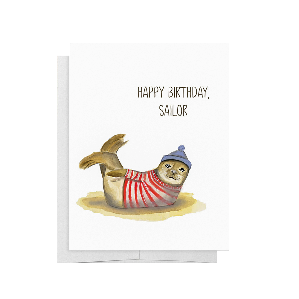 Emmy+Olly Card - Happy Birthday Sailor