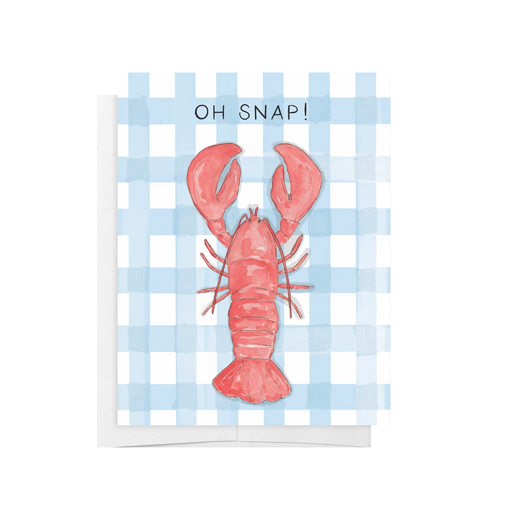 Emmy+Olly Emmy+Olly Card - Oh Snap Lobster