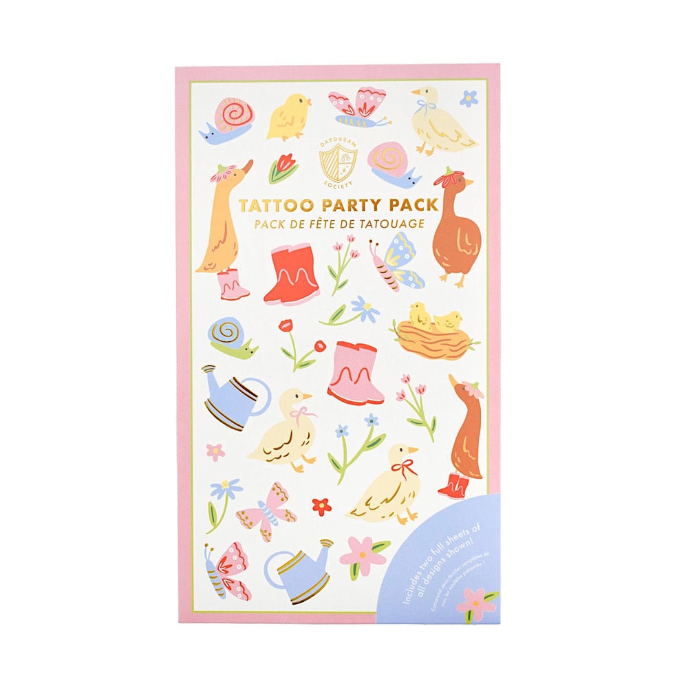 Temporary Tattoo Party Pack - Silly Goose