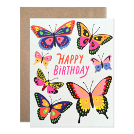 Hartland Cards Hartland Cards - Happy Birthday Butterflies Card