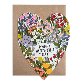 Hartland Cards Hartland Cards - Wildflowers Mother's Day Die Cut Card