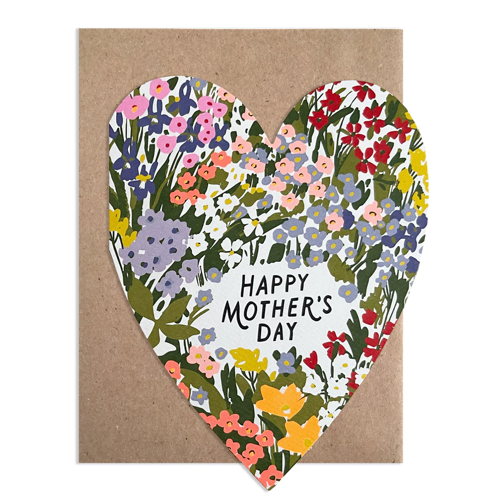 Hartland Cards Hartland Cards - Wildflowers Mother's Day Die Cut Card