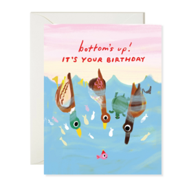 Karen Schipper Karen Schipper Card - Bottoms Up Birthday