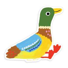 Karen Schipper Karen Schipper Sticker - Mallard Duck