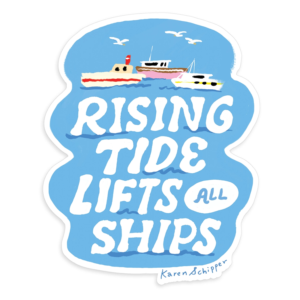 Karen Schipper Karen Schipper Sticker - Rising Tide