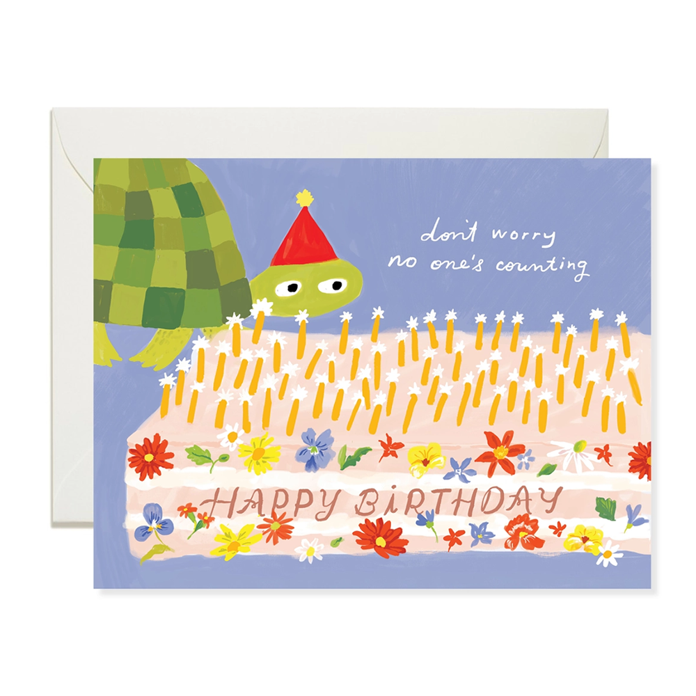 Karen Schipper Card - Turtle Birthday