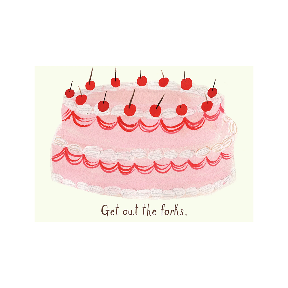 Mr. Boddington's Studio Card - Forks Out Birthday