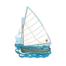 Ramus & Co Ramus & Co. Fridge Magnet Card - Sailboat