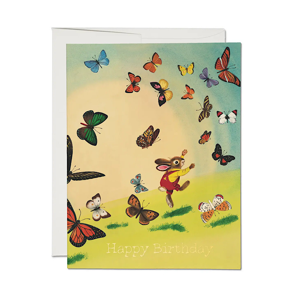 Red Cap Cards Red Cap Cards - Richard Scarry Bunny & Butterflies
