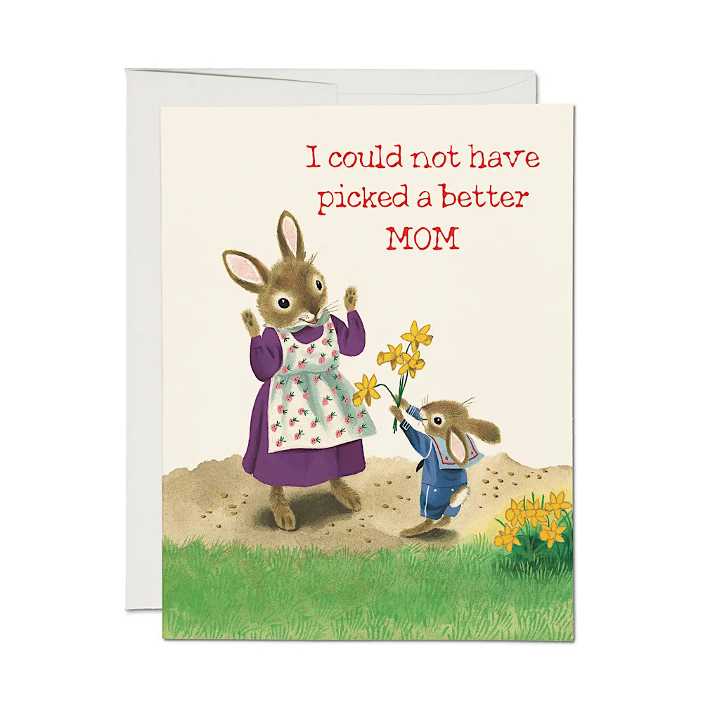 Red Cap Cards - Richard Scarry Daffodil Mom