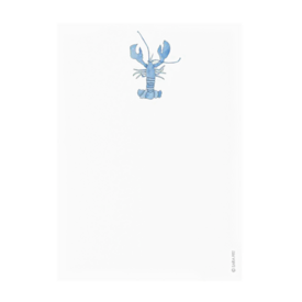 Sara Fitz Sara Fitz Notepad - Blue Lobster