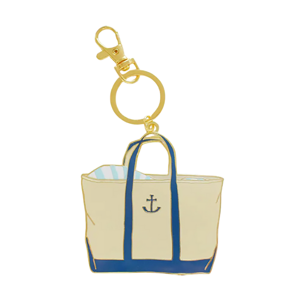 Sara Fitz Bag Charm - Canvas Tote Bag