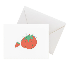 Sara Fitz Sara Fitz Card - Tomato Pincushion