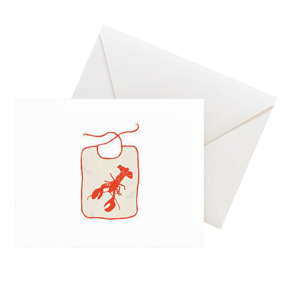 Sara Fitz Sara Fitz Card - Lobster Bib