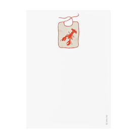 Sara Fitz Sara Fitz Notepad - Lobster Bib