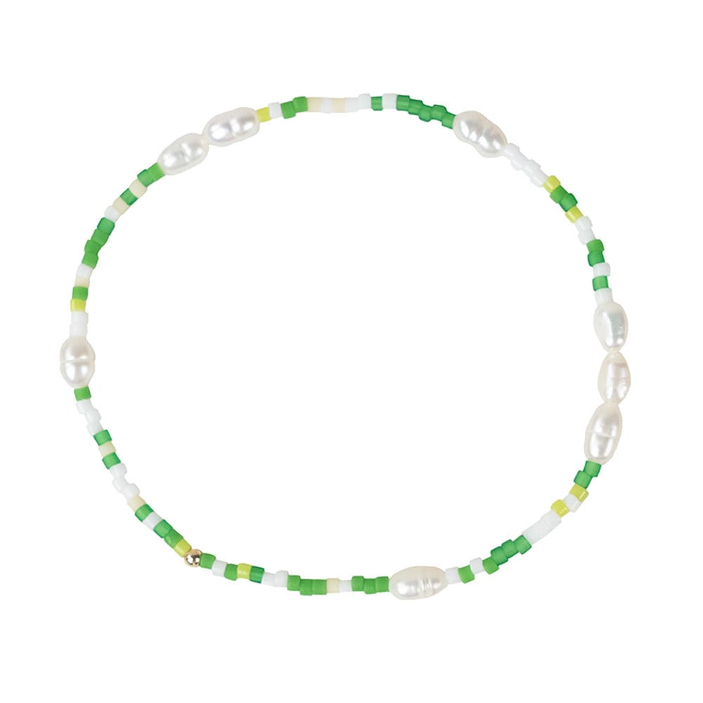 Libby Dakers Libby Dakers - Sue Bracelet - Green Cabana Pearl