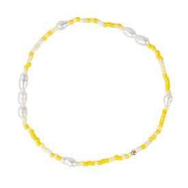 Libby Dakers Libby Dakers - Sue Bracelet - Yellow Cabana Pearl