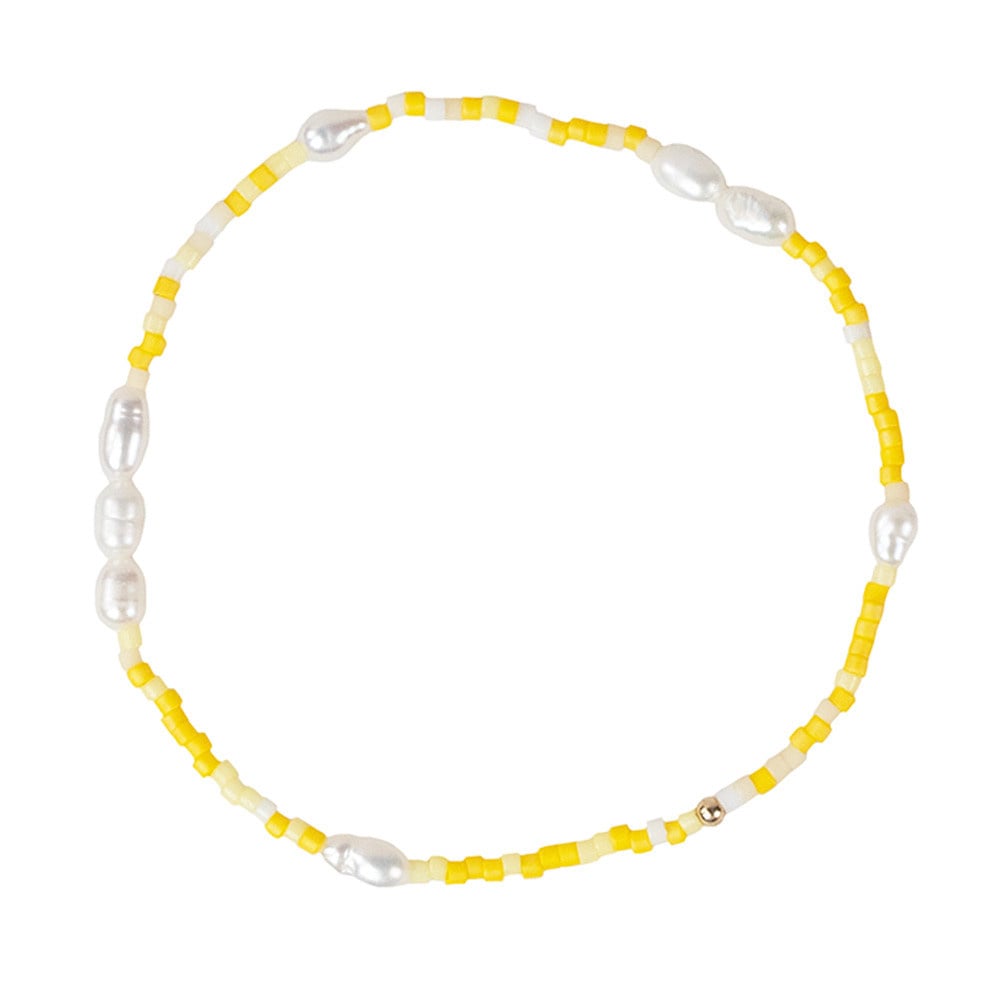 Libby Dakers Libby Dakers - Sue Bracelet - Yellow Cabana Pearl