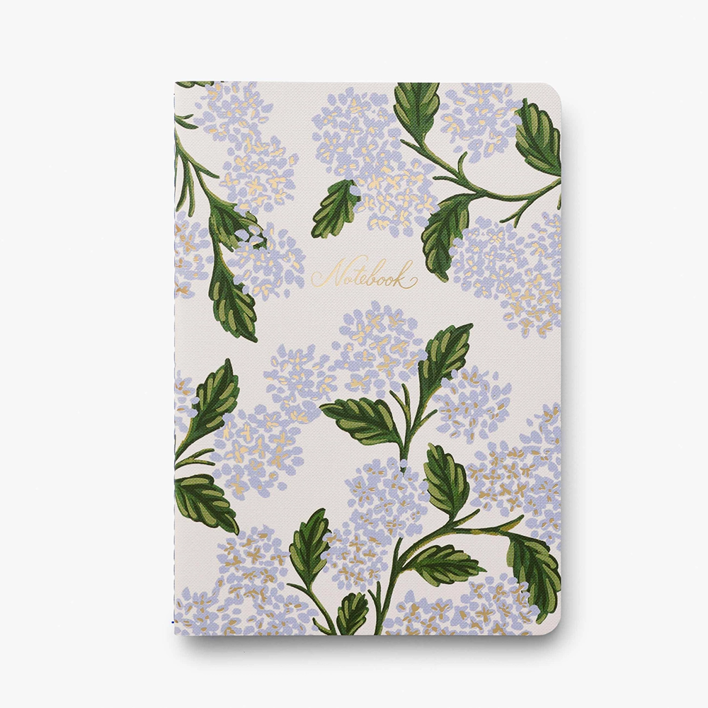 Rifle Paper Co. Set of 3 Notebooks - Hydrangea