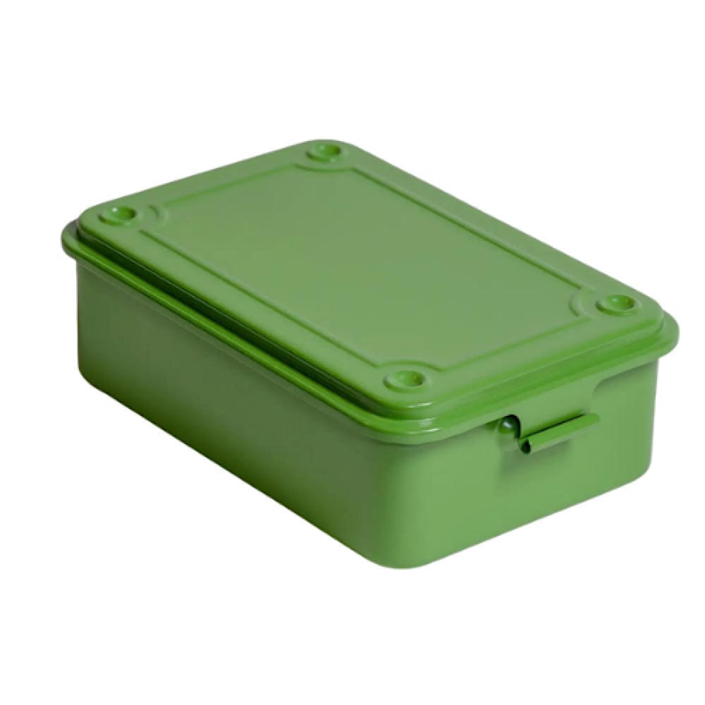 Toyo Steel 6 Inch Stackable Storage Box - Japanese Tea Green