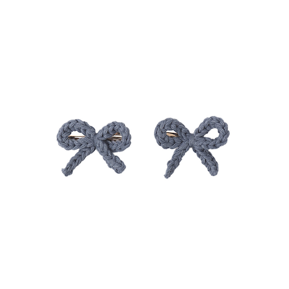 Rylee + Cru Crochet Bow Clip - Marine